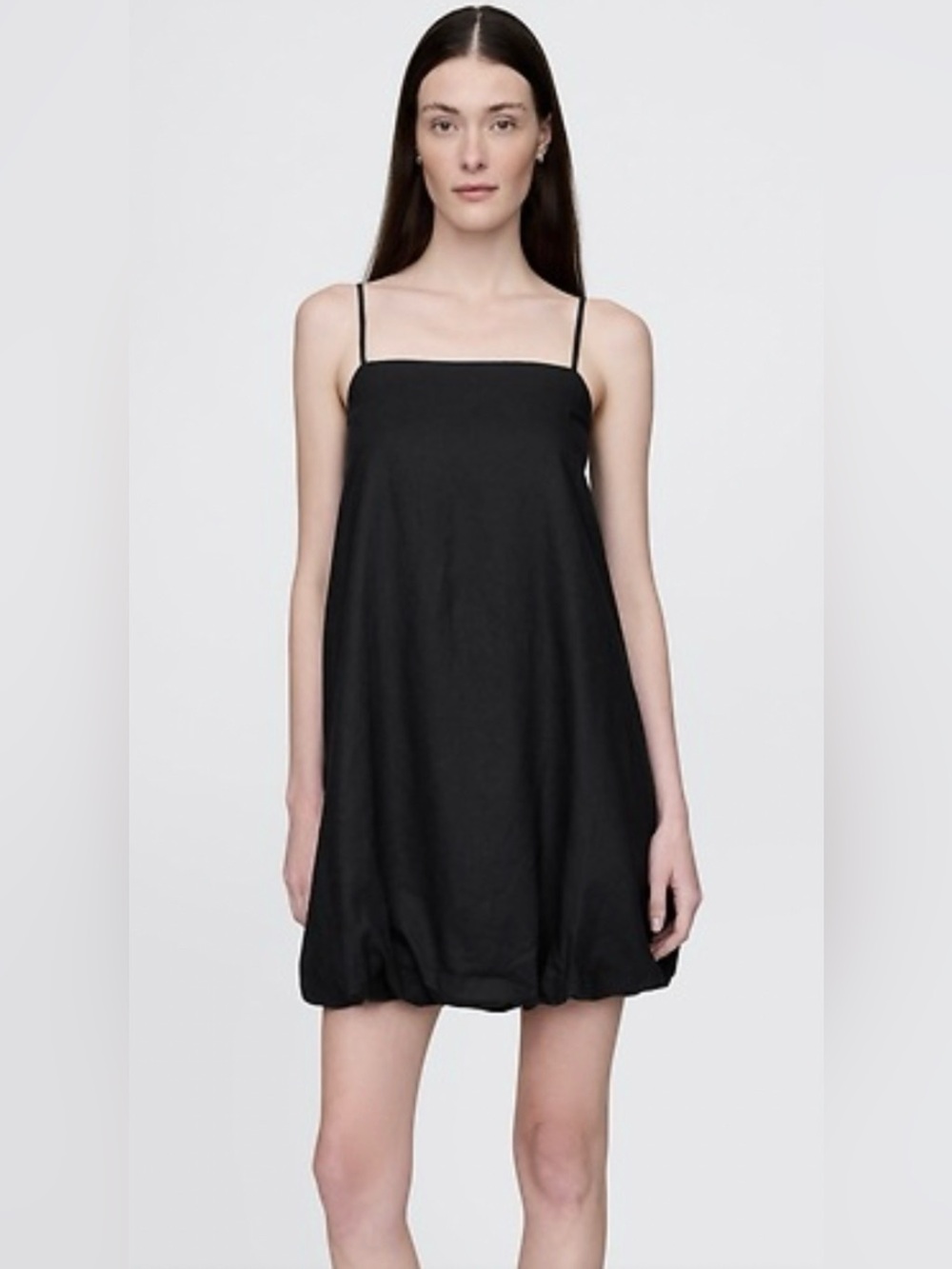 GAP Linen-Blend Bubble Mini Dress